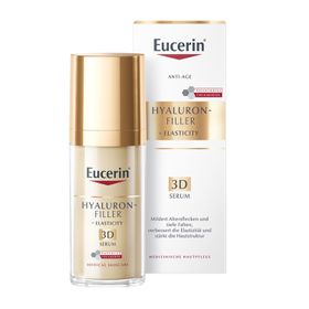 Eucerin® HYALURON-FILLER + ELASTICITY 3D Serum – Anti-Aging Serum für reife Haut – Hautpflege gegen Altersflecken und Falten - jetzt 20 % sparen mit eucerin20 + X-Mas Geschenkebox HYALURON-FILLER Serum-Konzentrat GRATIS