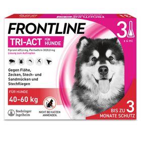 FRONTLINE TRI-ACT® gegen Zecken, Flöhe und fliegende Insekten beim Hund (40-60kg)