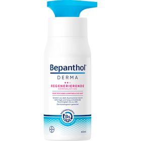 Bepanthol® DERMA Regenerierende Körperlotion, Köperpflege für empfindliche und sehr trockene Haut, dermatologisch getestete Feuchtigkeitscreme mit Dexpanthenol