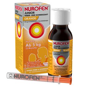 NUROFEN® Junior Fieber- & Schmerzsaft Orange 40 mg