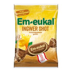 Em-eukal® Ingwer Shot Hustenbonbon gefüllt