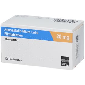 ATORVASTATIN Micro Labs 20 mg Filmtabletten
