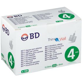 BD Thin Wall Pen-Nadel 4 mm