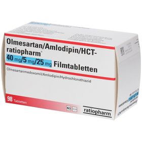 Olmesartan/Amlodipin/HCT-Ratio 40/5/25 mg