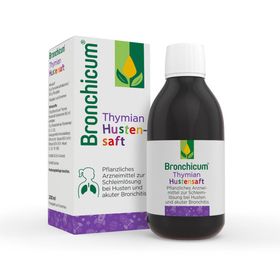 Bronchicum Thymian Hustensaft - Pflanzlicher Hustenlöser geeignet für Säuglinge