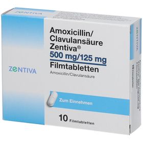 Amoxicillin/Clavulansäure Zentiva® ® 500 mg/125 mg