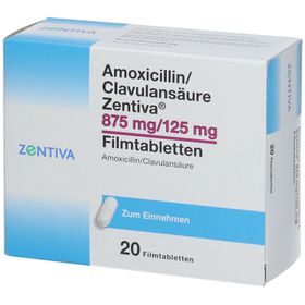 AMOXICILLIN/Clavulansäure Zentiva 875mg/125mg FTA