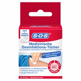 SOS® Medizinische Desinfektions-Tücher