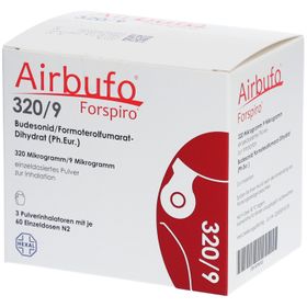 Airbufo® Forspiro® 320 µg/9 µg/Dosis 3x60 ED