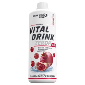 BEST BODY NUTRITION VITAL DRINK ZEROP® GRANATAPFEL CRANBERRY 1000 ml