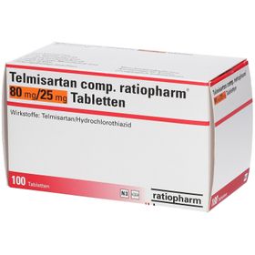 Telmisartan Comp.ratiopharm® 80 mg/25 mg