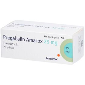 PREGABALIN Amarox 25 mg Hartkapseln