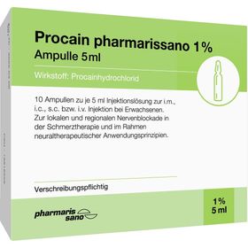 PROCAIN pharmarissano 1% Inj.-Lsg.Ampullen 5 ml