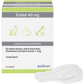 Exidot 40 mg Spot-On für Katzen, Kaninchen (Heimtiere) und/oder Hunde