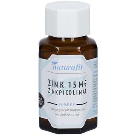 naturafit ZINK 15 mg ZINKPICOLINAT