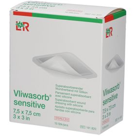 Vliwasorb® sensitive Wundverband steril 7,5 x 7,5 cm