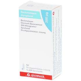 BECLOMETASON Glenmark Dosieraerosol 200 µg/Sprü.St