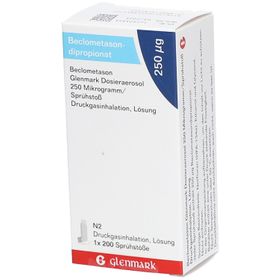 BECLOMETASON Glenmark Dosieraerosol 250 µg/Sprü.St