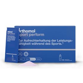 Orthomol Sport perform - Elektrolyte für Leistungsfähigkeit während des Sports - mit Vitamin B12, Magnesium und Calcium - Granulat