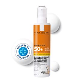 La Roche Posay Anthelios Invisible Spray LSF 50+: Transparentes Sonnenspray ohne Duftstoffe für empfindliche und zu Sonnenallergie neigende Haut