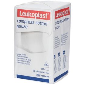 Leukoplast® compress cotton gauze 10 cm x 10 cm unsteril