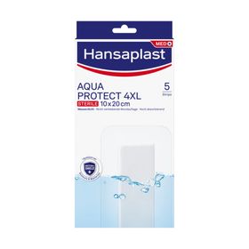 Hansaplast AQUA PROTECT 4XL, 10 cm x 20 cm - 20% Rabatt mit dem Code „pflaster20“