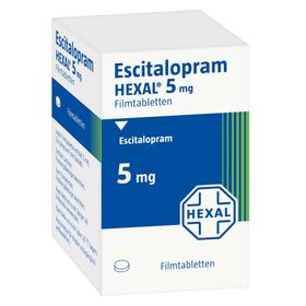 ESCITALOPRAM HEXAL 5 mg Filmtabletten Dose