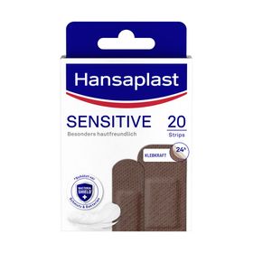 Hansaplast Sensitive Hautton Dark 20 Strips