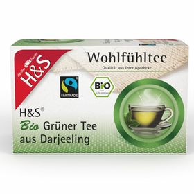 H&S Bio Grüner Tee aus Darjeeling