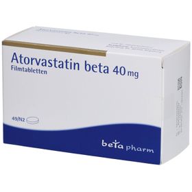 ATORVASTATIN beta 40 mg Filmtabletten