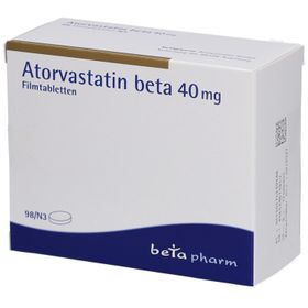 ATORVASTATIN beta 40 mg Filmtabletten