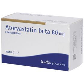 ATORVASTATIN beta 80 mg Filmtabletten