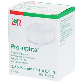 Pro-ophta Augenkompresse 5.3x6.6cm