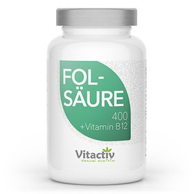 Vitactiv Folsäure 400 + Vitamin B12