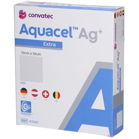 ConvaTec Aquacel™ Ag+ Extra 10 cm x 10 cm