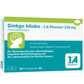 Ginkgo biloba – 1 A Pharma® 120 mg