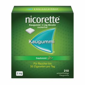 nicorette® Kaugummi freshmint 2 mg - Jetzt 10 € Rabatt sichern*