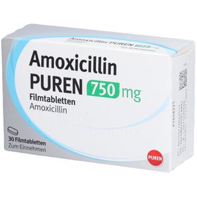 AMOXICILLIN PUREN 750 mg Filmtabletten