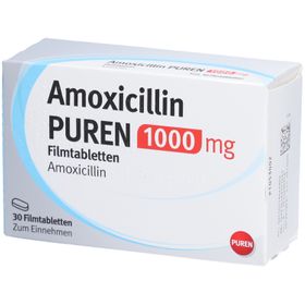 AMOXICILLIN PUREN 1000 mg Filmtabletten