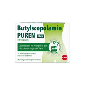 Butylscopolamin PUREN 10 mg überzogene Tabletten