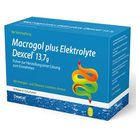 Macrogol plus Elektrolyte Dexcel® 13,7 g, gegen Verstopfung