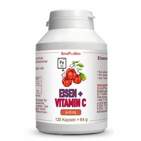 SinoPlasan Eisen 40 mg + Vitamin C 40 mg