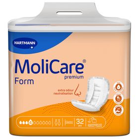 MoliCare Premium Form 4 Tropfen Inkontinenzvorlagen mit textilartiger Rückseite & Nässeindikator bei schwerster Inkontinenz