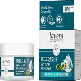 lavera BASIS SENSITIV ANTI-FALTEN NACHTCREME