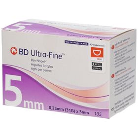 BD Ultra-Fine™ Pen-Nadeln 5 mm (0,25 mm / 31G)