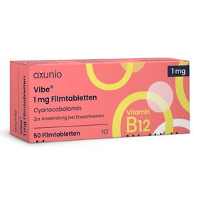 Bei Vitamin B12-Mangel: axunio Vibe® 1 mg Filmtabletten