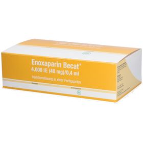 ENOXAPARIN Becat 4.000 I.E. 40mg/0,4ml Inj.-Lsg.FS