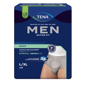 TENA Men Active Fit Pants Normal grau L/XL