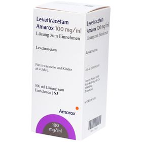 LEVETIRACETAM Amarox 100 mg/ml L.z.E.10ml Dos.Spr.