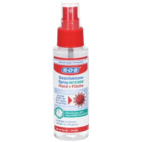 SOS® Desinfektions-Spray INTENSE Hand+ Fläche